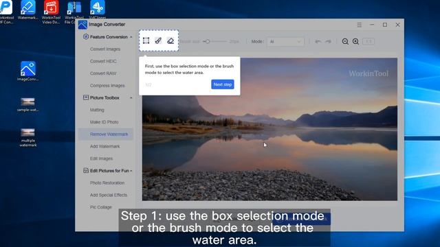 How to Remove Watermarks from Photo | WorkinTool Image Converter смотреть онлайн