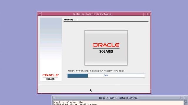 Oracle Solaris 10 Desktop Install смотреть онлайн