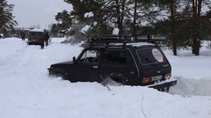 Дизельная нива на блокировках. Дизель от VW в Ниве.