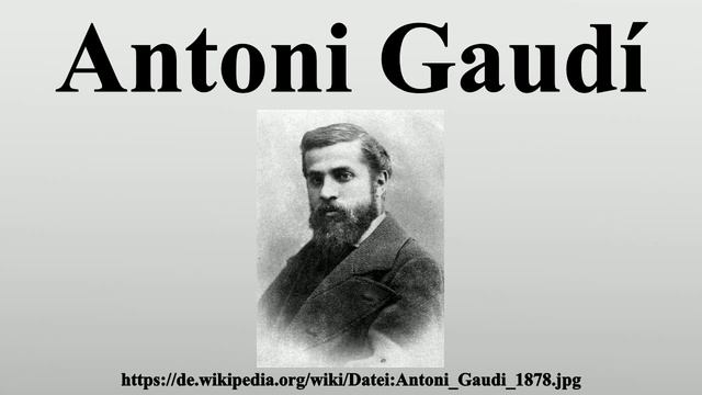 Antoni Gaudí смотреть онлайн