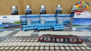 Игрушки вагон Метро и Поезда для детей. Городской транспорт и Железная дорога развивающее видео