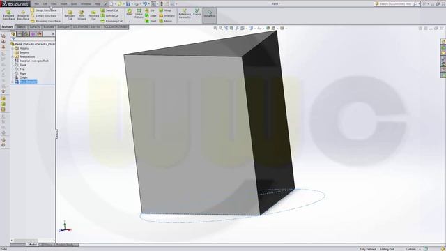 8.5 Tetraeder Drafted - SolidWorks 2015 Training - Draft смотреть онлайн