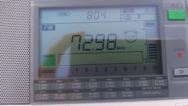 [Tropo] 72,98 - BR Radio Vitebsk/OIRT, Braslaw / RTPS, Vitebsk Region, Belarus. Vocal ID's. 240 km. смотреть онлайн