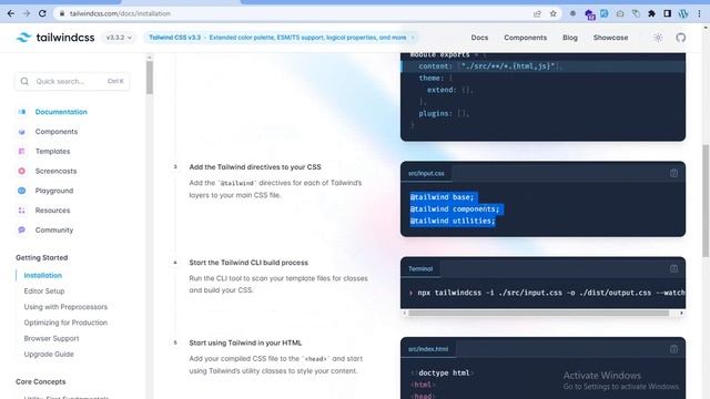 Tailwind CSS Install Using CLI | Bangla Tutorial - 2023 смотреть онлайн