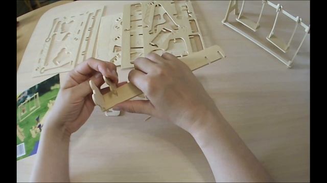 СОБИРАТЬ ПАЗЛЫ Онлайн. Как Собирать Пазлы/СОБИРАЕМ Детскую площадку/Качели/Горка смотреть онлайн