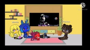 Реакция фнаф 1 на спрингтрапа