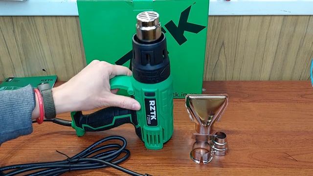 Обзор на фен строительный RZTK F 2200 смотреть онлайн