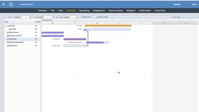 Interactive Gantt Chart смотреть онлайн