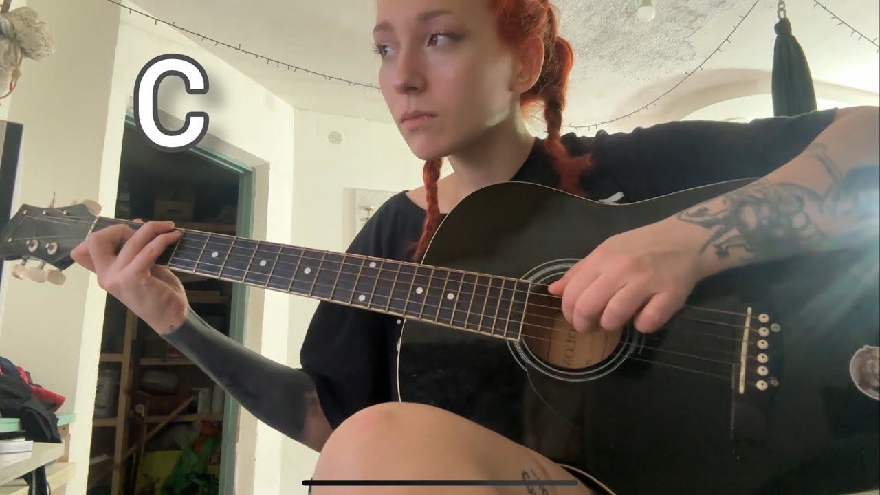 Запад-81 - дом горел и мы горели кавер гитара аккорды Russian Doom Rock Folk Caver With Subtitles