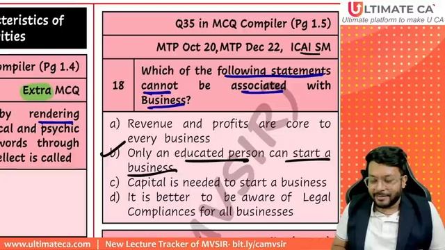BCK Chp 1 | MCQ Booklet Series | Imp MCQs | CA Foundation Dec 2023 | CA Mohnish Vora (MVSIR) смотреть онлайн