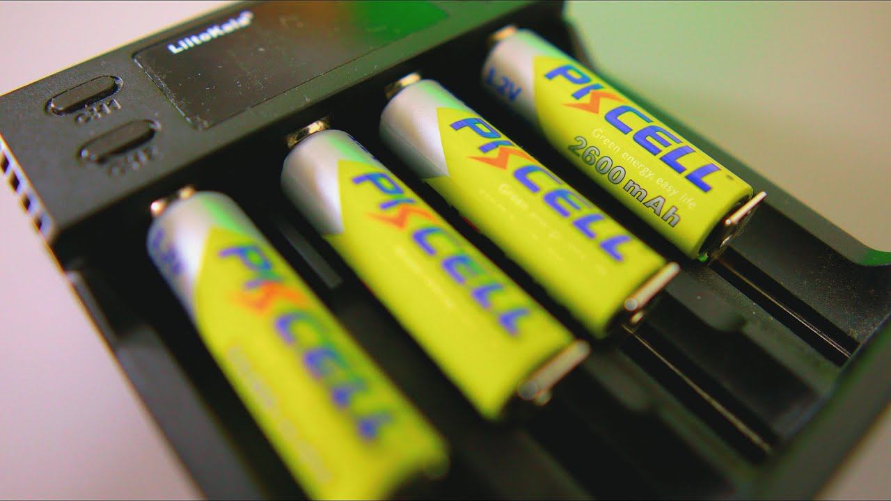 Пальчиковые AA аккумуляторы PKCELL на 2600 mAh смотреть онлайн