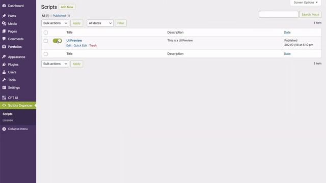 Scripts Organizer: 1.4.0 Features смотреть онлайн