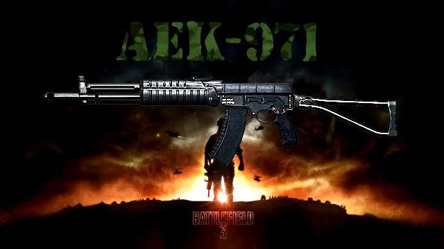 Battlefield 3 - AEK-971 Sound смотреть онлайн