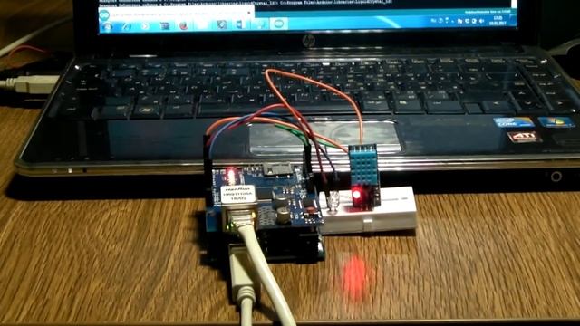 Подключение Ethernet Shield к Arduino. Создание web-сервера с использованием DHT11 и светодиода смотреть онлайн