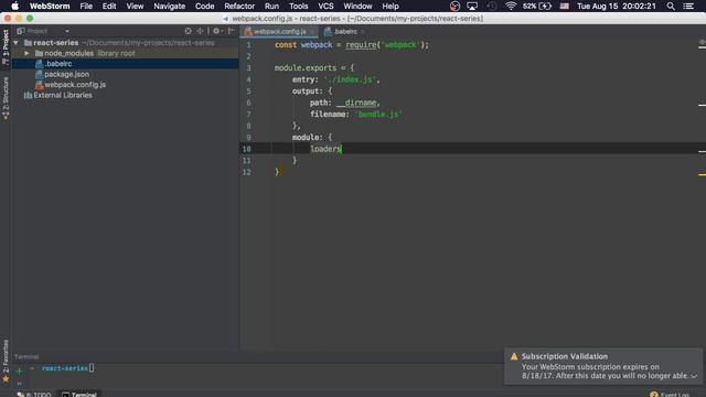 Παραμετροποίηση Webpack, React tutorial #3 смотреть онлайн