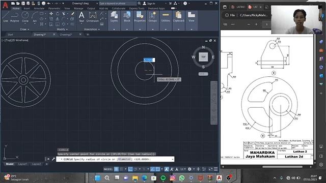 Autocad 2D Latihan 2 смотреть онлайн