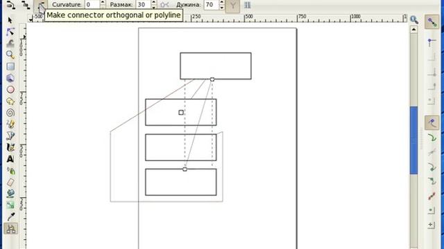 Inkscape 0.48: Connectors tool смотреть онлайн