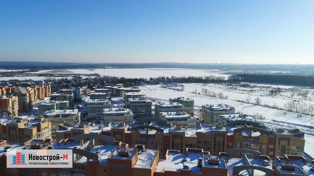 ЖК «Рублевское предместье» (аэросъемка: 30.01.2017) смотреть онлайн