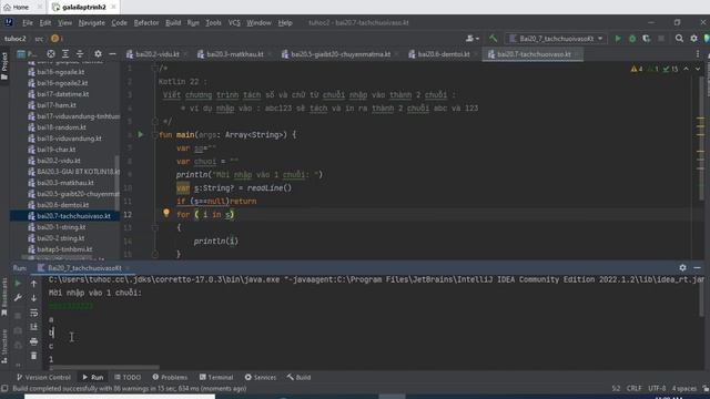 20.7 [ Android kotlin ] giải bài tập string kotlin 22 - tách số và chuỗi - tuhoc.cc смотреть онлайн