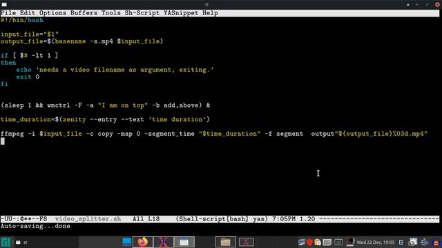 Split a video file with FFmpeg смотреть онлайн