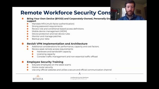 Java with Otava: Security Considerations for Remote Workforce смотреть онлайн