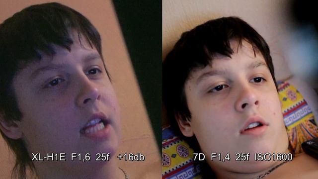 VDSLR vs Camcoder. Тест на шумы в видео. смотреть онлайн