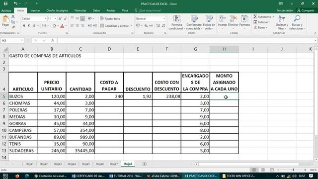 LECCIÓN 6 EXCEL смотреть онлайн