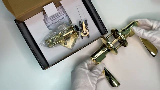 Ручка дверная VETTORE А8023 ВК G для межкомнатных дверей