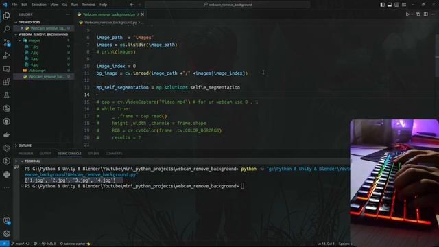 ASMR Programming - Remove Background For WebCAM - No Talking | Python (Computer Vision) смотреть онлайн