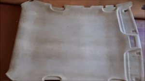 Перетяжка ткани потолка на Opel Astra G своими руками!