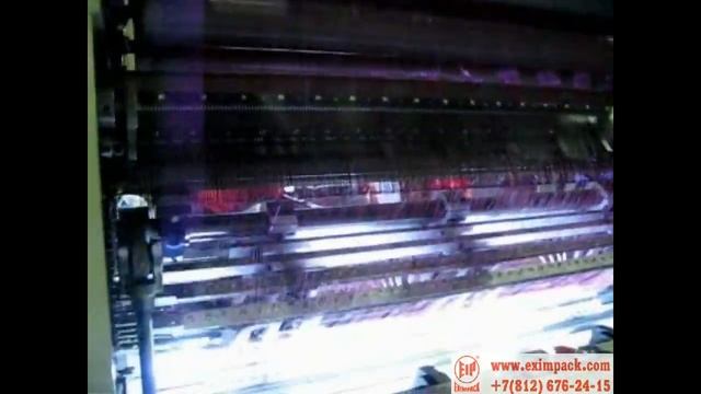 Машина для производства вязаной сетки для упаковки фруктов