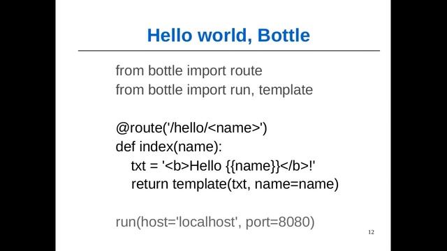 Зоопарк Python веб-фреймворков смотреть онлайн