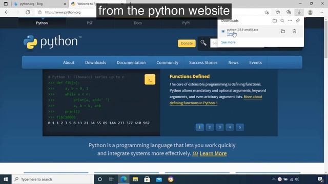 Install Python in Windows: [Begin Python Ep 01B] смотреть онлайн