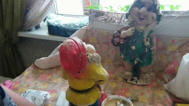 САДОВЫЕ ГНОМЫ Мастер-класс по реставрации садовых фигурок из гипса смотреть онлайн