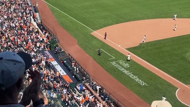 Jason Vosler’s Splash Hit Home Run of the year at Oracle Park San Francisco 4/30/22 смотреть онлайн