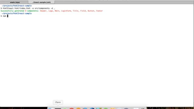 HTML to React components смотреть онлайн
