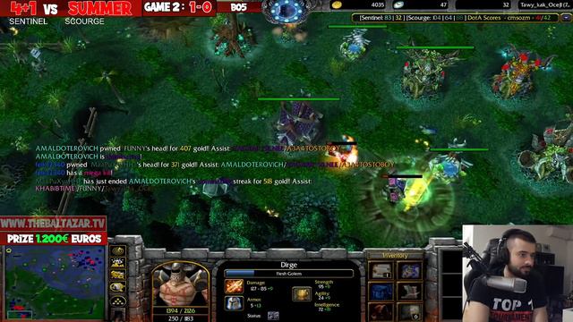 4+1 vs SUMMER (DOTA SEMI FINALS) TOP 1 TOURNAMENT 1.200€ смотреть онлайн