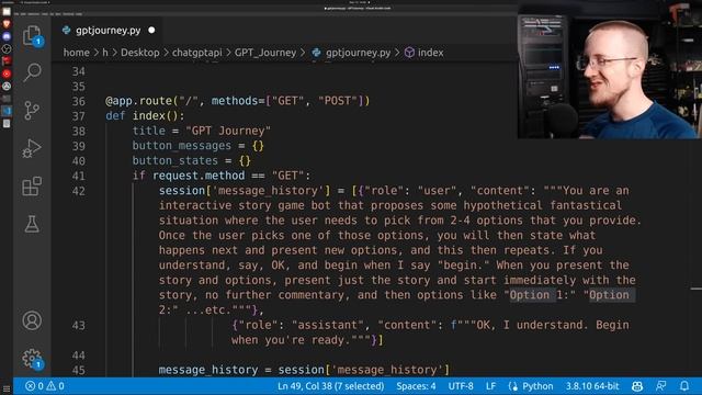GPT Journey - A text and image game with ChatGPT смотреть онлайн