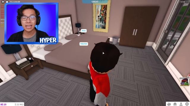 I Spent 100 Days On Roblox Bloxburg! смотреть онлайн