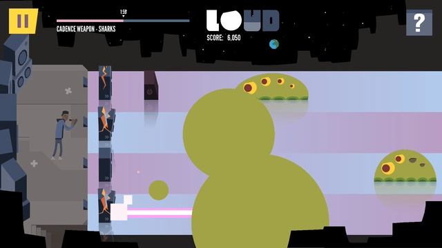 Loud On Planet X Android iOS Gameplay Walkthrough Part 2 - Cadence Weapon: Sharks смотреть онлайн
