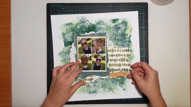 Scrapbook Process: "Fresh Cut" for Kitaholic Kits смотреть онлайн