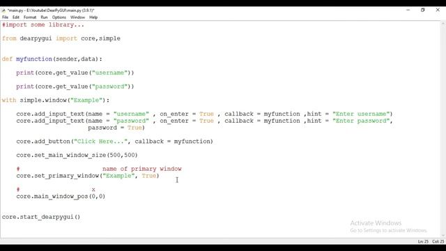 Primary and Main Window in DearPyGui | DearPyGui Tutorial For Beginners смотреть онлайн