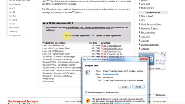 Creare Applicazioni Android - Tutorial 1 - Download e Installazione della Java JDK смотреть онлайн