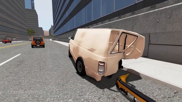 High Speed Traffic Crashes #55 - BeamNG Drive | CrashBoomPunk