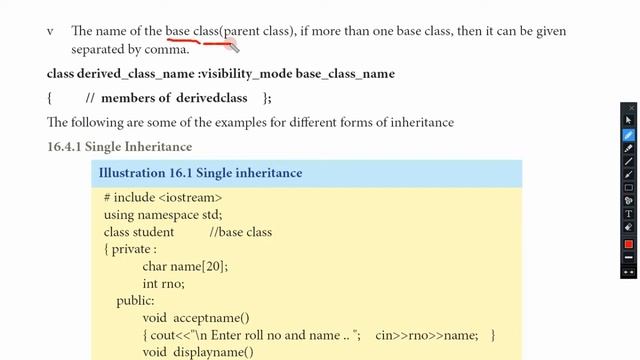 Chapter 16 (Part 1) | Inheritance | Tamilnadu board 11th computer science смотреть онлайн
