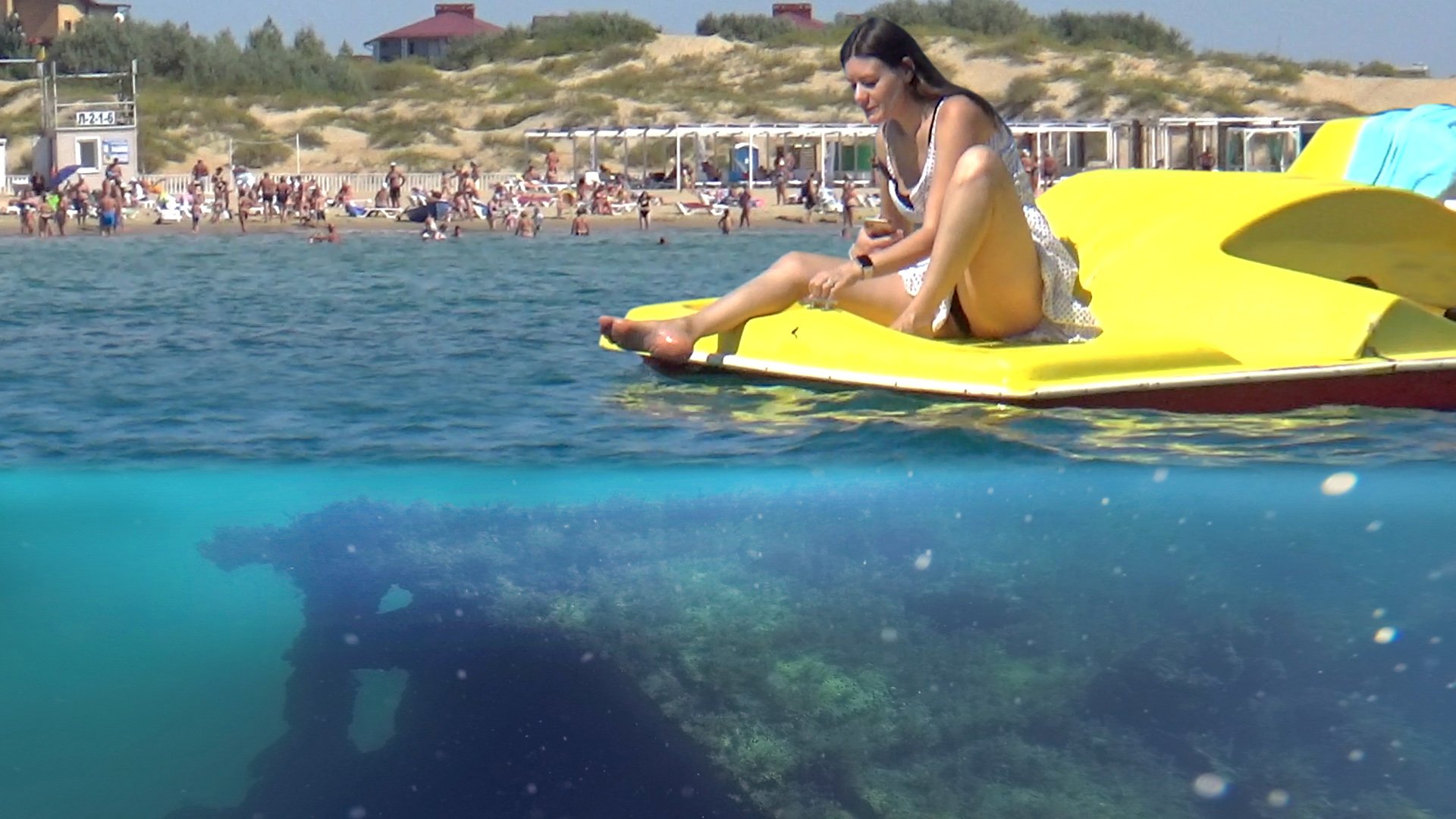 Экскурсия на затонувший корабль в Анапе (Витязево) смотреть онлайн