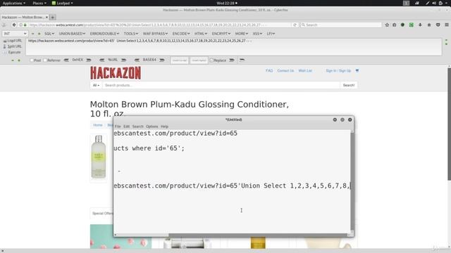 Lecture 82- [Demo] Testing For Union Based SQL injection смотреть онлайн