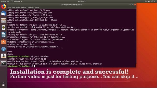 How to install Default Java JDK on Linux Ubuntu 18.04 смотреть онлайн