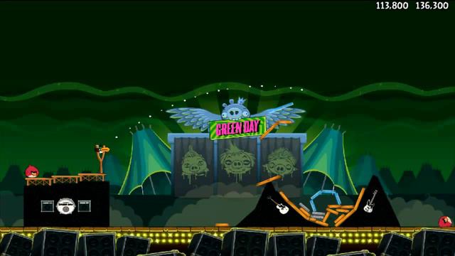 Angry Birds Friends Green Day Level 1 - 3 Star - Facebook смотреть онлайн