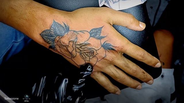 Rose Tattoo Time-lapse / like & Subscribe plzz 💜# tottoo #tattoozone #tattooideas #inkedlife # смотреть онлайн